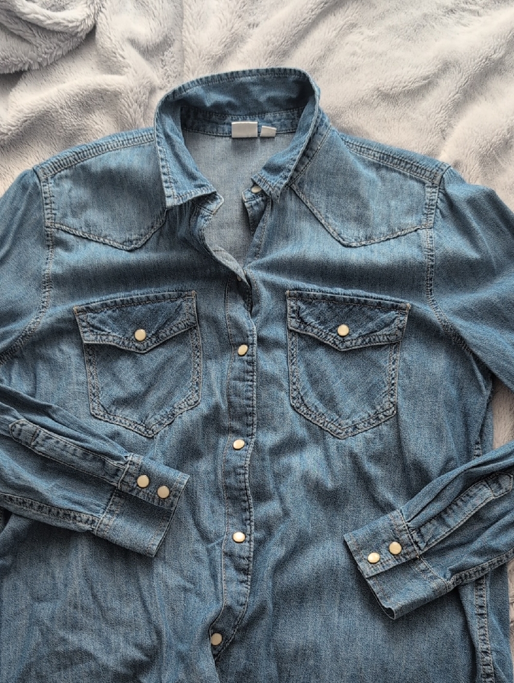 GAP Blue Denim Shirt